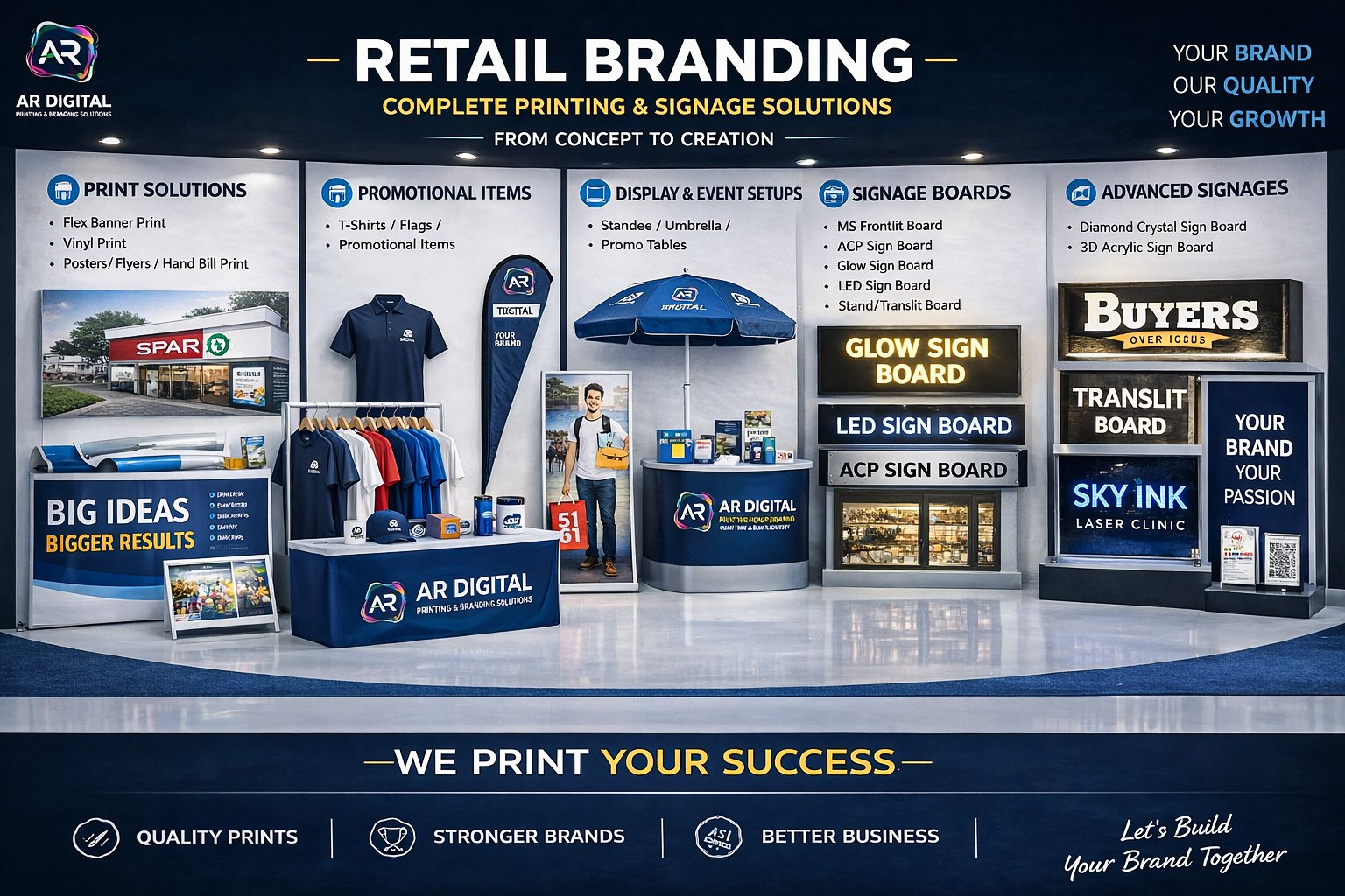 Retail Branding Services by AR Digital
